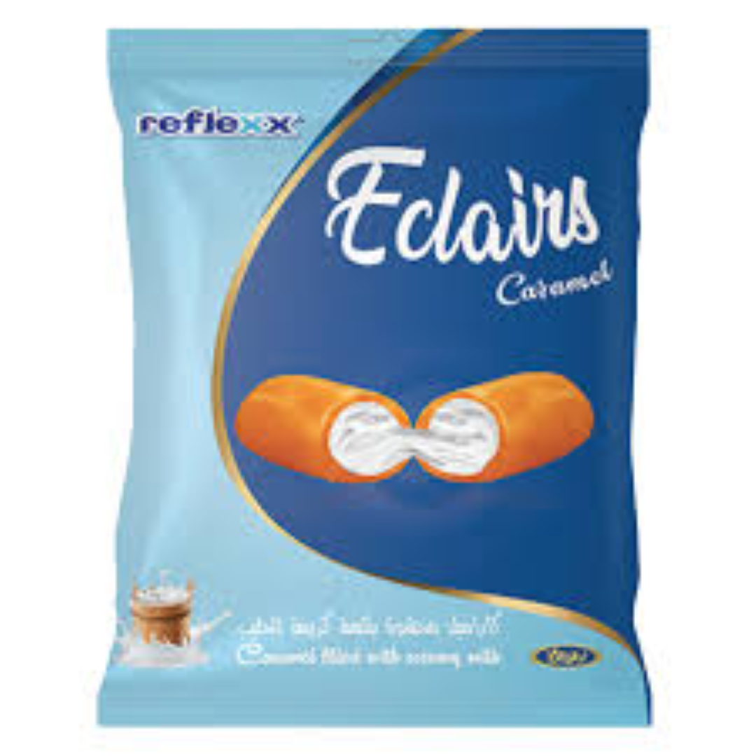 REFLEXX CARAMEL W/MILK ECLAIRS 80G
